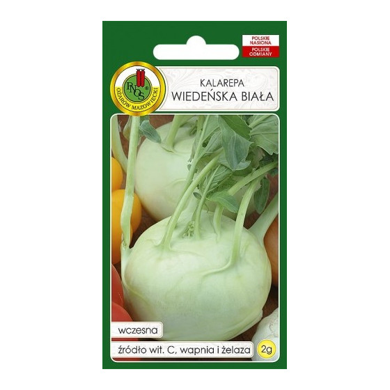 Kolrābis Wiedeńska Biała 2g