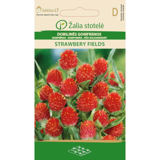 Gomfrēna lodveida STRAWBERY...