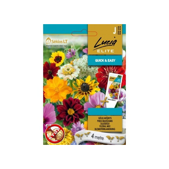 Puķu maisījums gliemežu...