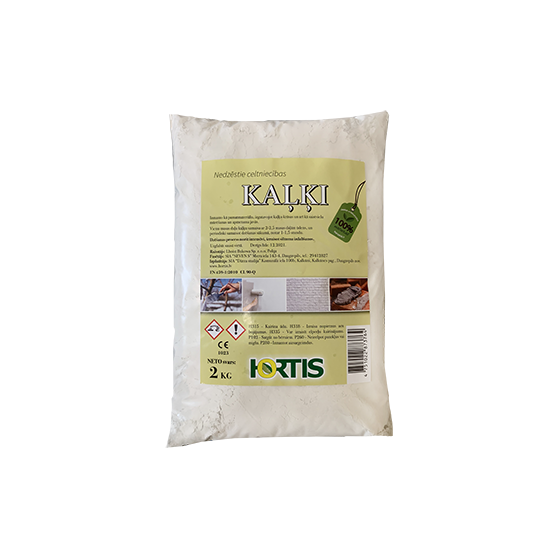 Nedzēstie kaļķi 2kg