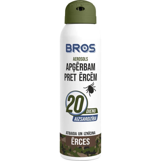 Bros aerosols pret ērcēm 90ml