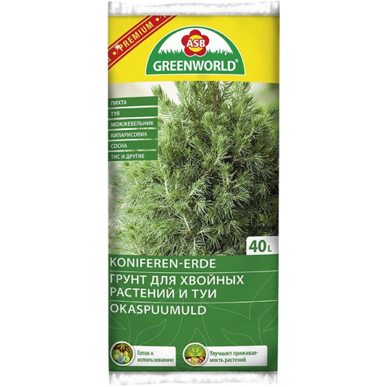 Augsne skujkokiem un tūjām 40L