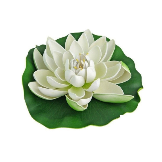 Mākslīgā ūdensroze balta...