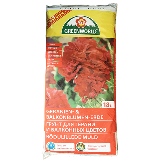 Balkonu puķu zeme 18L