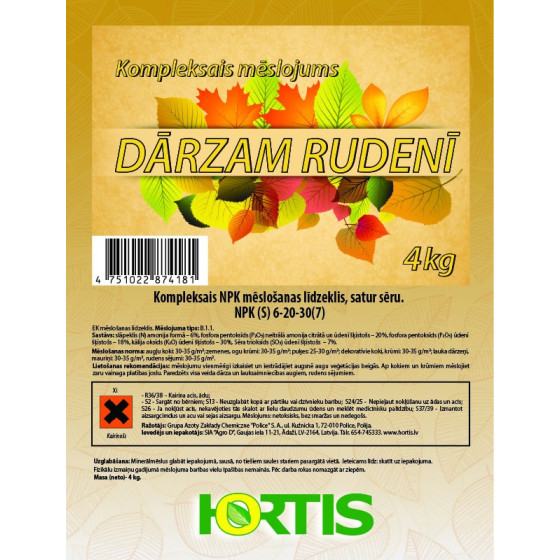 Hortis mēslojums dārzam...