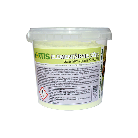 Hortis Elementārais sērs 0,5kg