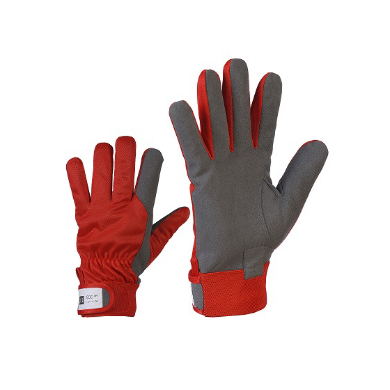 Cimdi kazādas ar klipsi 8 izm.