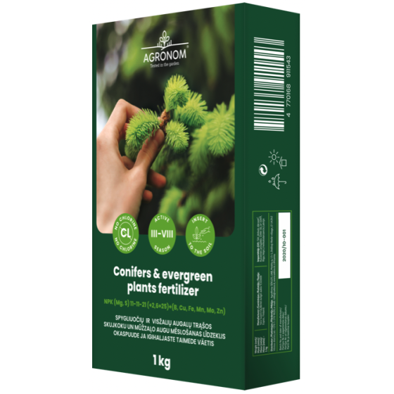 Mēslojums skuju kokiem AGR 1kg