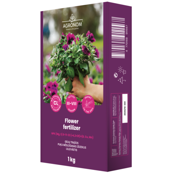 Mēslojums ziedošiem augiem...