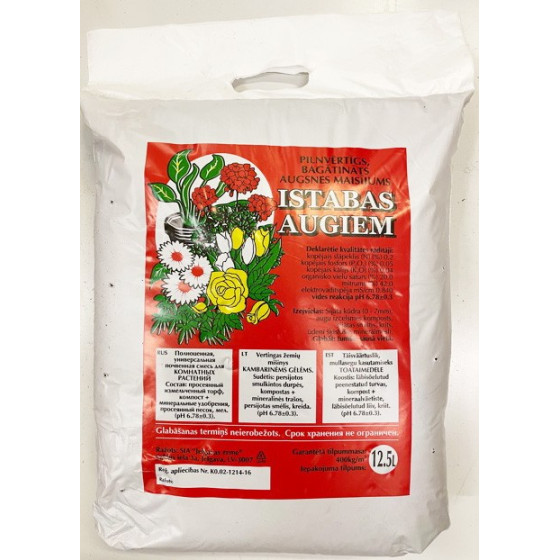 Augsnes maisījums istabas...