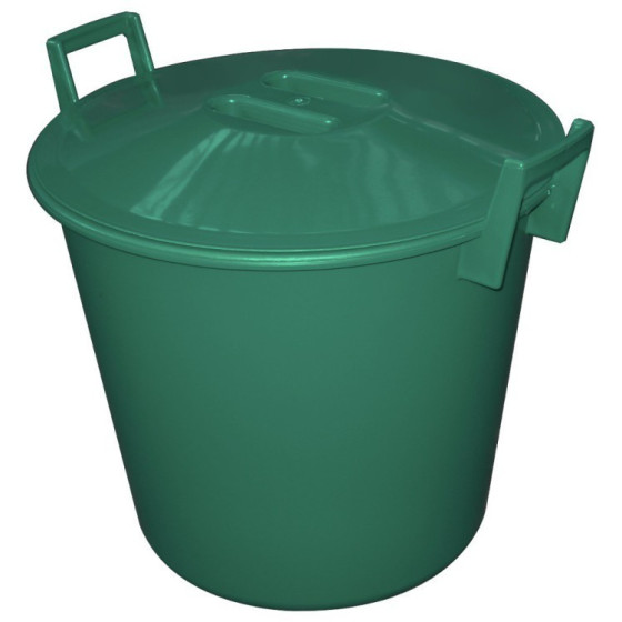 Konteiners apaļš 40L zaļš