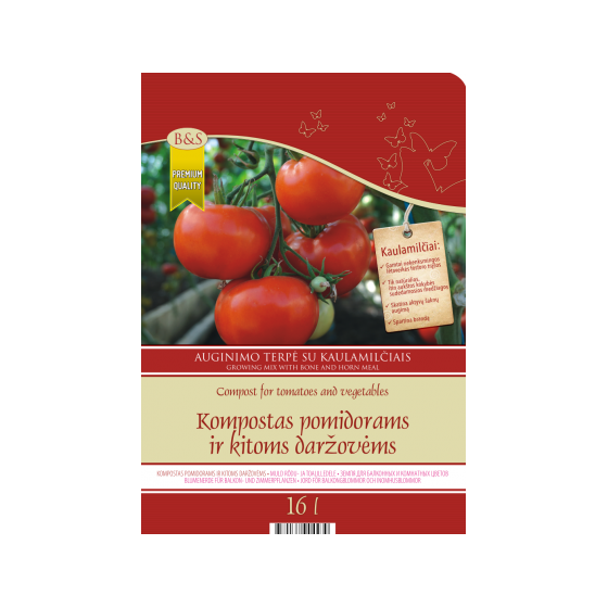 Organisks komposts tomātiem...